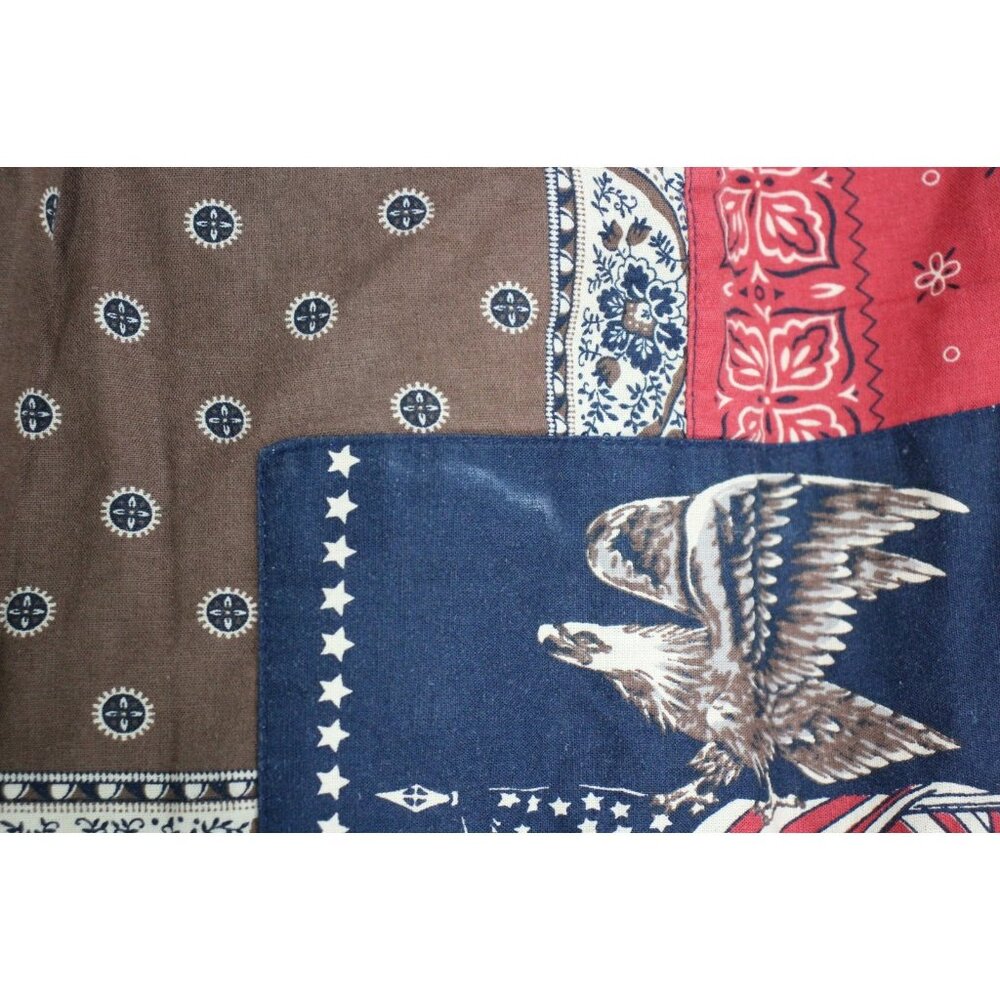 RRL Double RL Mens Medium Limited Edition Patchwork Camp Button Up Shirt N1419 - Picture 8 of 9